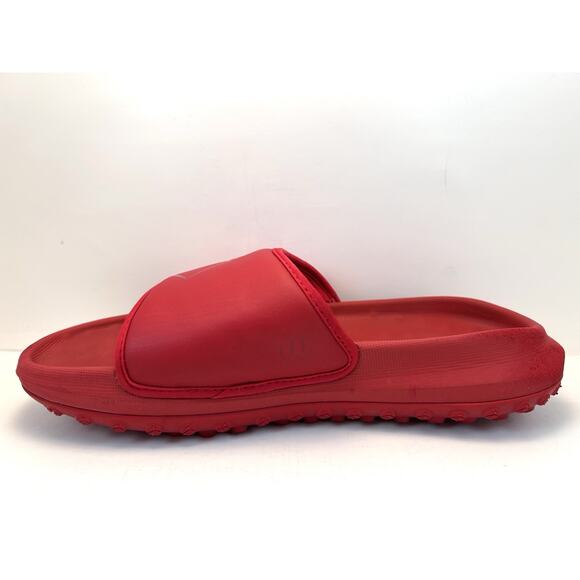 Under Armour‎ UA Slides Collegiate Athletic University of Wisconsin Red W Shoes - Picture 6 of 11
